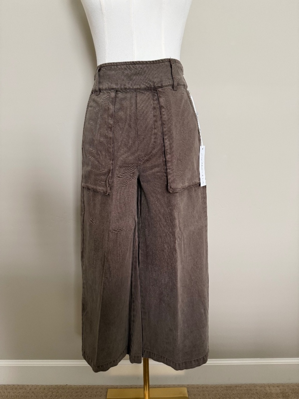 Young Fabulous and Broke cropped wide leg pant